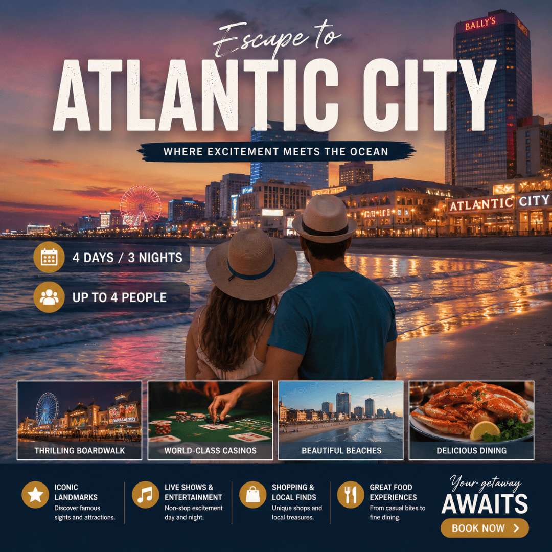 Harrah's Resort Atlantic City — 4D/3N Atlantic City
